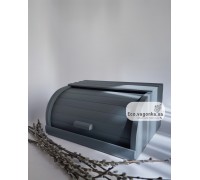 Хлебница деревянная (серая)