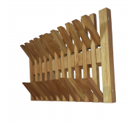 Wandhänger mit Klapphaken, Naturholz, handgefertigt