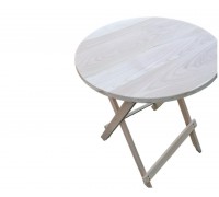 Klapptisch aus Naturholz