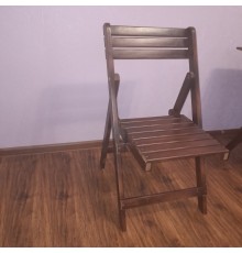 Стул складной деревянный со спинкой 36*35*85