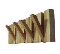 Wall hanger made of natural wood, handmade, 70*20 cm