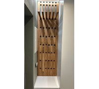 Настенная вешалка с откидными крючками Piano натуральное дерево Ясень