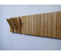 Вешалка настенное натуральное дерево ручная работа 70*20