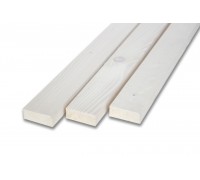 Schiene 30*10*3000 mm, verarbeitet, einsatzbereit, hochwertiges, gehobeltes, geschliffenes Holz, Farbe Lily