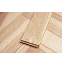 Массивная половая доска паркет Ясень 100/120/140*20мм PrimeWood