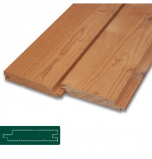 Термососная Фасадная доска Фольш брус Европа 120*24*2000-6000мм PrimeWood