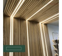 Pasek dekoracyjny przezroczysty Nowy Jork z powłoką i barwieniem - 40 * 20 * 2500-3000 mm PrimeWood
