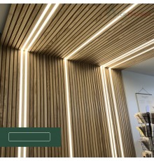 Декоративная рейка ясная New York с покрытием и тонировкой - 40*20*2500-3000мм PrimeWood