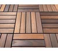 Садовый паркет ТЕРМОЯСНЫЙ с покрытием - масло 300*300/600/900мм PrimeWood