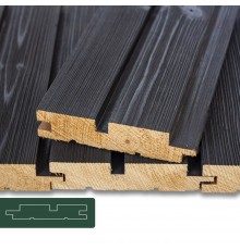 Термососная Фасадная доска ProCoat Имитация рейки, бруса Термо ель 120*24*2000-6000 мм