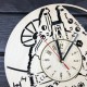 Настенные часы из натурального дерева «Тысячелетний Сокол»