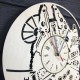 Настенные часы из натурального дерева «Тысячелетний Сокол»