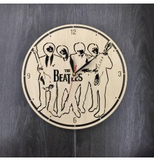 Годинники настінні великі оригінальні «Епоха The Beatles»