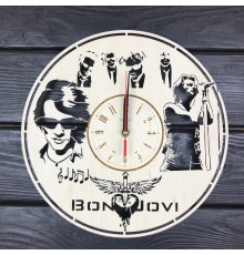 Настінні годинники Bon Jovi, натуральне дерево.
