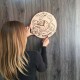 Детские дизайнерские часы из дерева «Динозавры»