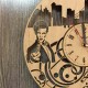 Дизайнерские деревянные часы «Доктор Кто»