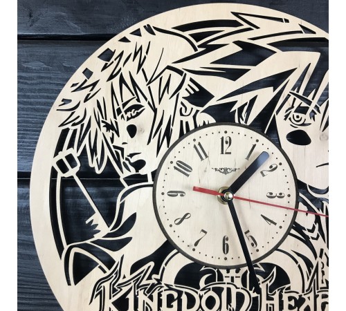 Оригинальные настенные часы из дерева «Kingdom Hearts» Оригинальные настенные часы из дерева «Kingdom Hearts»