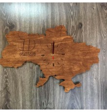 Декоративні годинники з дерева.