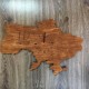 Декоративные часы из дерева.