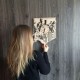 Настенные часы из дерева «Лига справедливости»