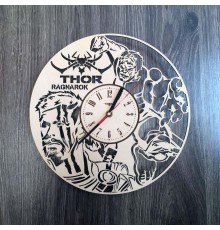 Круглі концептуальні годинники з дерева «Тор»