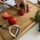 Кухонна обробна дошка 40 х 25 см з дерева з логотипом