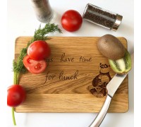 Дерев'яна кухонная дошка 30 х 20 см для нарізування Дерев'яна кухонная дошка 30 х 20 см для нарізування