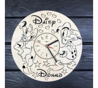 Children's wooden wall clock 