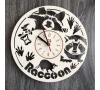 Natural wood wall clock 