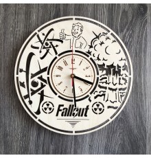Настенные часы из натурального дерева по мотивам «Fallout»