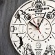 Круглые часы с деревьями на стене «Баскетбол»