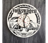 Стильні годинники з дерева настінний «Volkswagen»