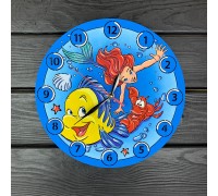 Silent colorful wall clock for children's room 