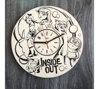 Round Silent Wooden Wall Clock 