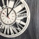 Тематичні настінні годинники з дерева у манікюрний салон