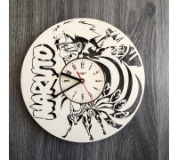 Деревянные настенные часы «Наруто»
