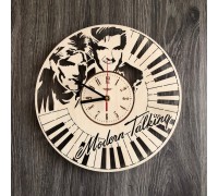 Бесшумные настенные часы из дерева «Modern Talking»
