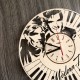 Бесшумные настенные часы из дерева «Modern Talking»