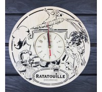 Бесшумный детский настенный чеснок из дерева «Рататуй»