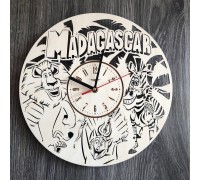 Бесшумные настенные часы из дерева «Мадагаскар» Бесшумные настенные часы из дерева «Мадагаскар»