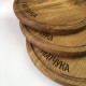 Дошка обробна дерев'яна кругла 25 см