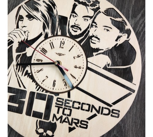 Концептуальные настенные часы в интерьере «Thirty Seconds to Mars» Концептуальные настенные часы в интерьере «Thirty Seconds to Mars»