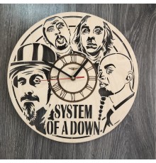 Концептуальные настенные часы в интерьере «System of a Down»