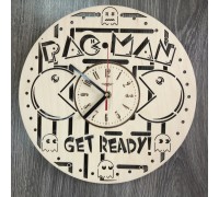 Оригінальний концептуальний настінний годинник «Pac Man»