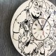 Бесшумные настенные часы в детскую «Шрек»