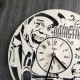 Часы ручной работы настенные деревянные «Луи Армстронг»