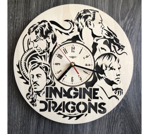 Концептуальные настенные часы в интерьере «Imagine Dragons» Концептуальные настенные часы в интерьере «Imagine Dragons»
