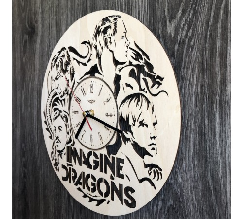 Концептуальные настенные часы в интерьере «Imagine Dragons» Концептуальные настенные часы в интерьере «Imagine Dragons»