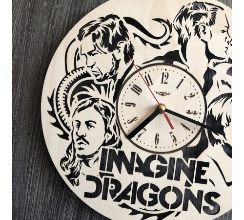 Концептуальные настенные часы в интерьере «Imagine Dragons» Концептуальные настенные часы в интерьере «Imagine Dragons»