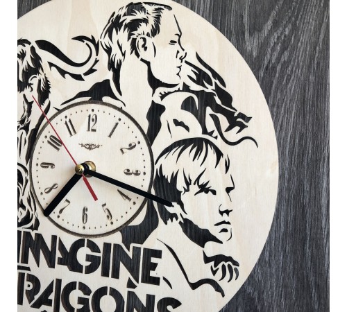Концептуальные настенные часы в интерьере «Imagine Dragons» Концептуальные настенные часы в интерьере «Imagine Dragons»